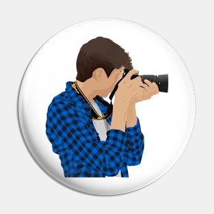 Photographer Taking Pictures Pin