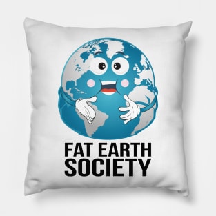 Fat Earth Society Pillow