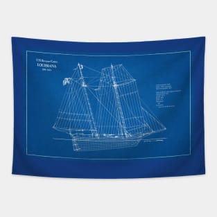 United States Revenue Cutter Louisiana - AD Tapestry