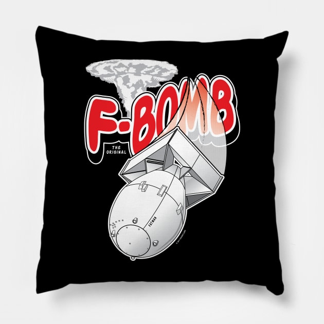 F-Bomb Pillow by eShirtLabs
