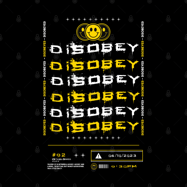 Disobey by Pontus Design 