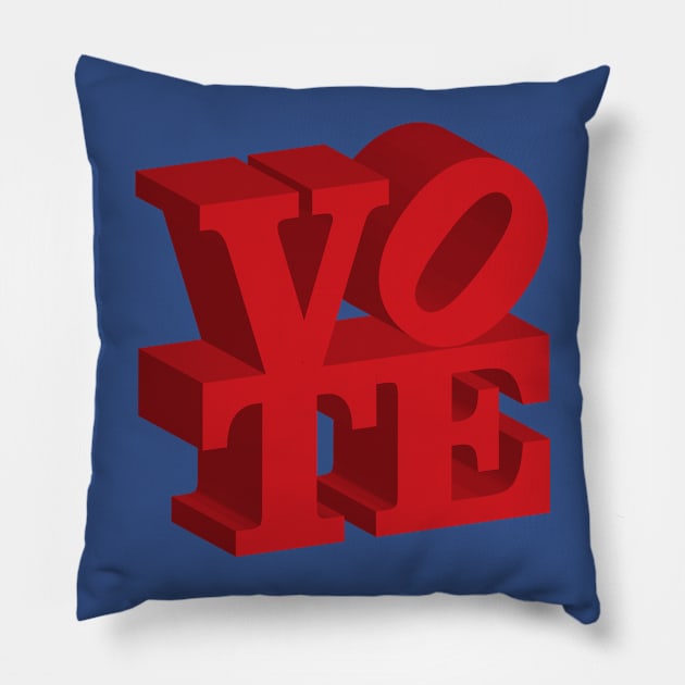 Vote Pillow by Cactux