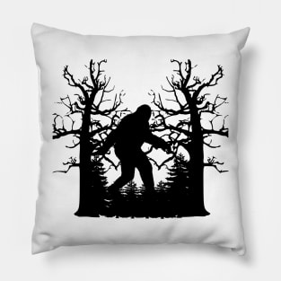 Funny Bigfoot and Sasquatch T Shirts Pillow