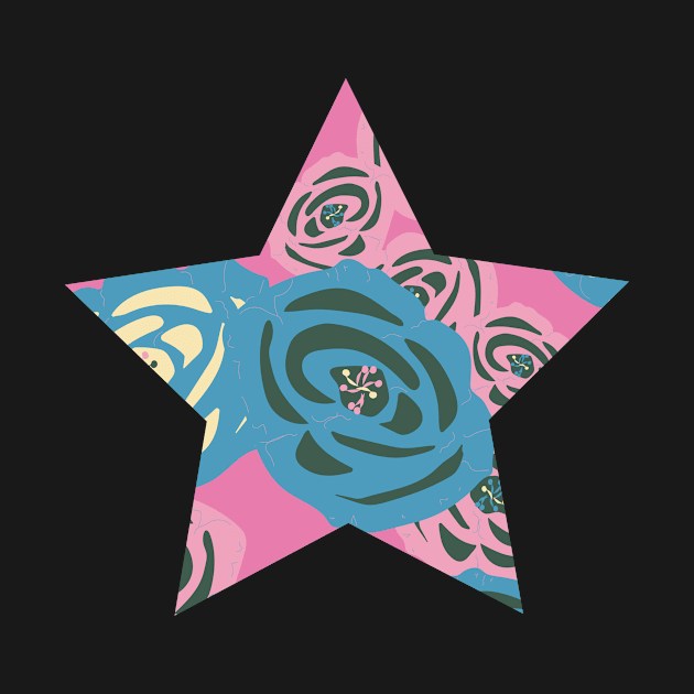 Retro Rose Star. by SalsySafrano