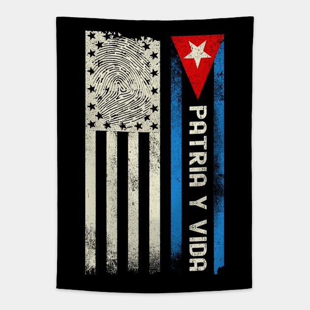 Cuba - Patria y Vida Tapestry by Etopix