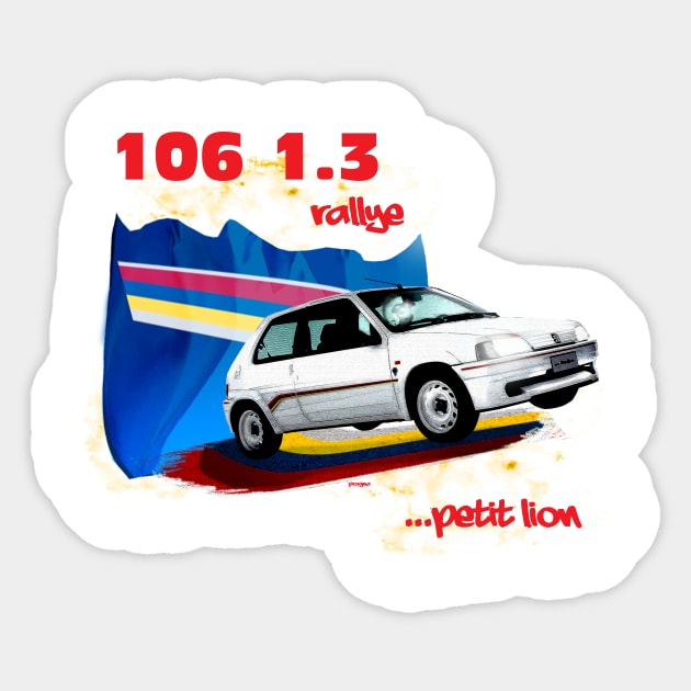 Sticker et autocollant Peugeot 106
