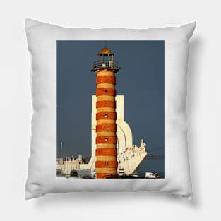 farol. descobrimentos. lighthouse Pillow