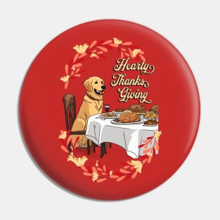 Hearty Thanksgiving Greeting Pin