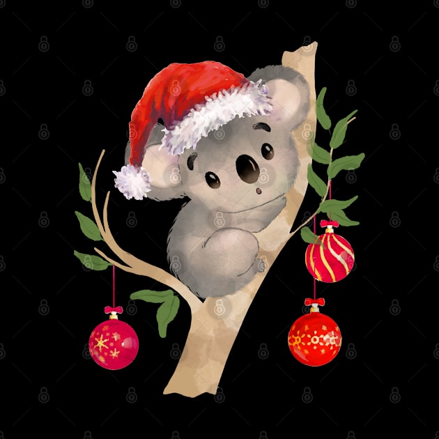 Koala christmas, merry Christmas, australian Christmas lovers by Collagedream