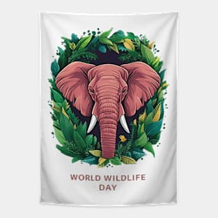 WORLD WILDLIFE DAY Tapestry