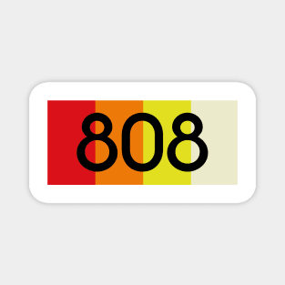 TR-808 STRIPES & FONT #5 Magnet