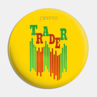 CRYPTO TRADER (CLEAN) / YELLOW Pin