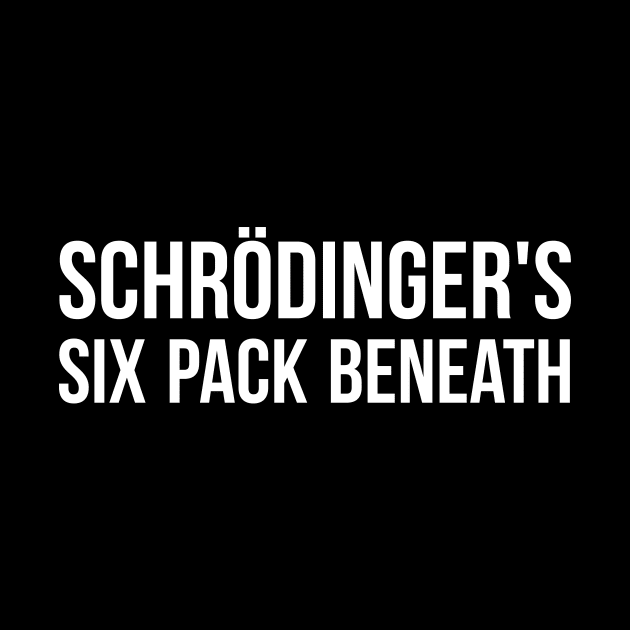 Schrödinger's six pack funny science quote by RedYolk