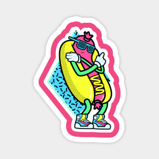 Too Cool For School Radical Hot Dog Magnet