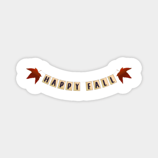 Happy Fall Magnet