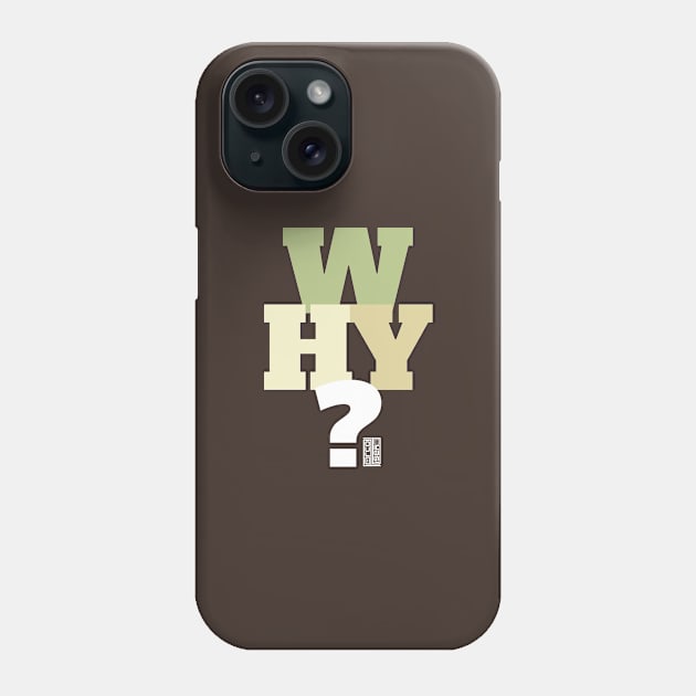 WHY? Question English Journalism Writing Problem Phone Case by porcodiseno