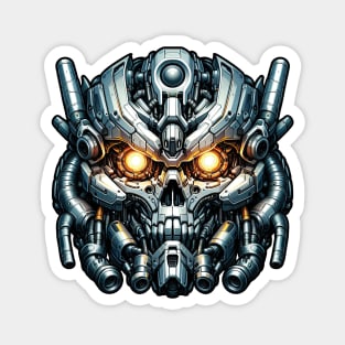 Biomech Skull S01 D49 Magnet