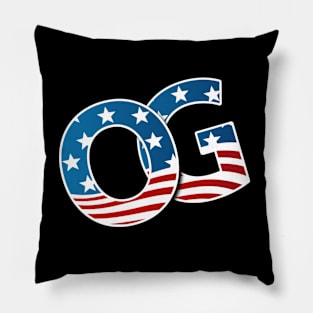 USA Flag Patriotic OG Pillow