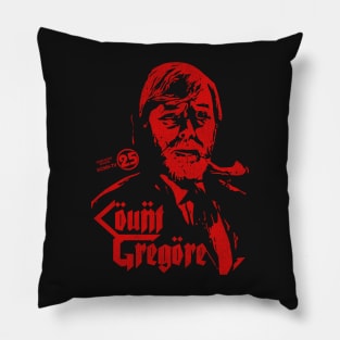 Count Gregore Horror Theater Host KOKH Pillow