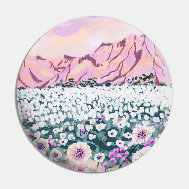 Pink Desert Pin by Sarah Gesek Studio