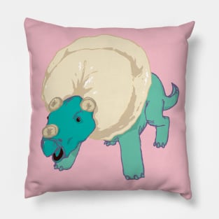 dinosaur triceratops lover of dumplings Pillow