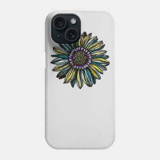 Colored Flower Drawing Phone Case