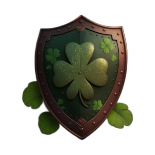 A Four Leaf Clover Shield T-Shirt