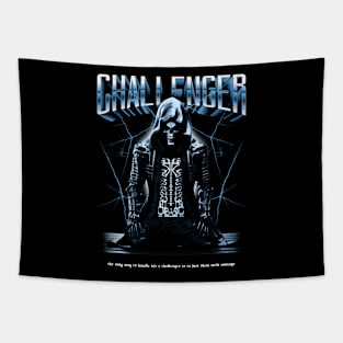 Challenger Skeleton Samurai Tapestry