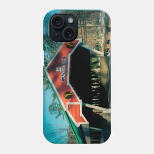 West End of Honeymoon Bridge Jackson New Hampshire Phone Case