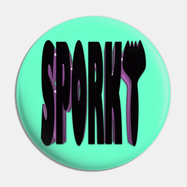 SPORK (Y violet) Pin by rikarts