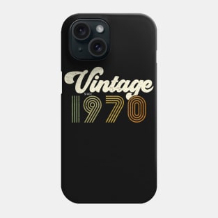 50th Birthday Gift 2020 - Retro - Vintage since 1970 Phone Case