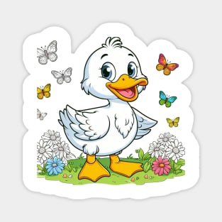 Cute Duck Magnet