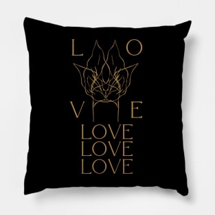 cat lover Pillow