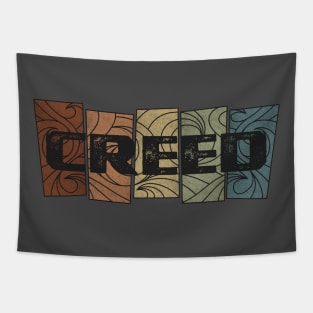 Creed - Retro Pattern Tapestry