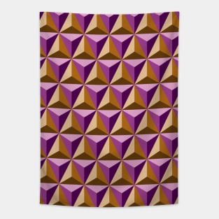 Geometric Triangles Art Tapestry