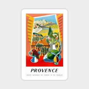 Vintage Travel Poster France Provence Magnet