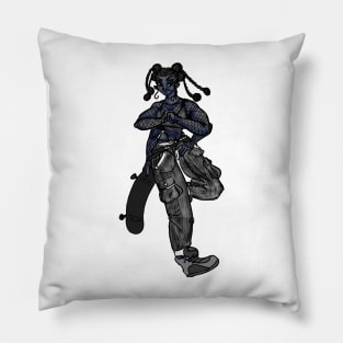 BLUES ARACHNID Pillow