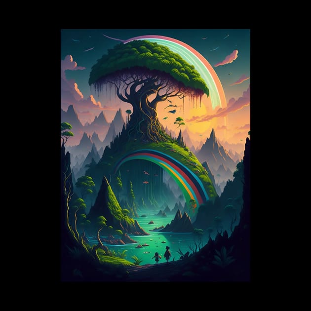 Fantasy Rainbow World by Fanbros_art