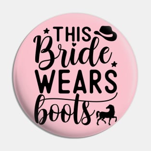 This bride wears boots | wedding; country; country girl; cowgirl; horse rider; horses; hen; bachelorette; party; hen's party; bride gift; bridal shower; getting married; Pin