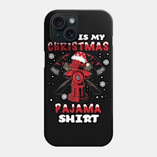 Firefighter Christmas Pajama Phone Case