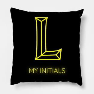 Letter L Letter Art Pillow