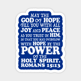 Romans 15:13 Magnet