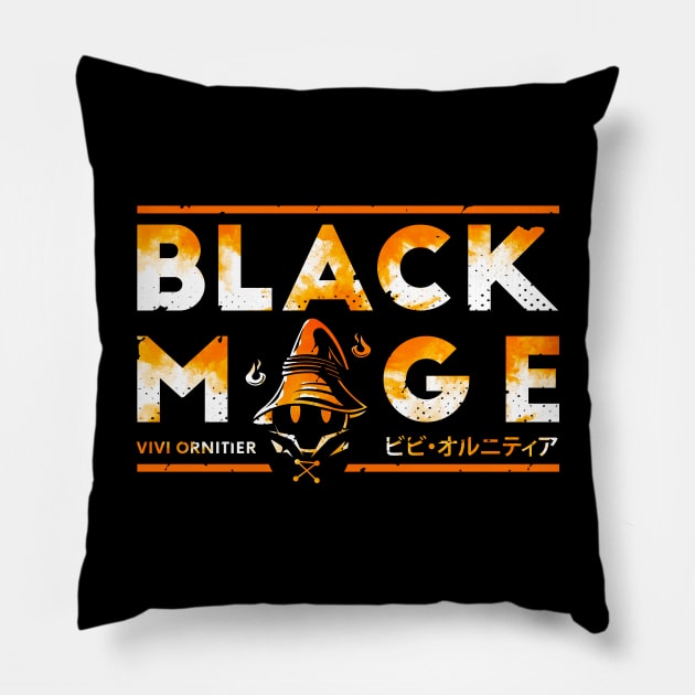 Final Fantasy Black Mage Pillow by logozaste