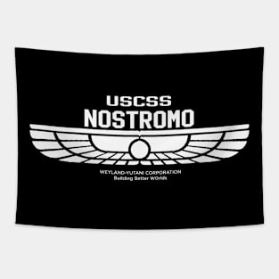 Nostromo Weyland Logo Alien Tapestry