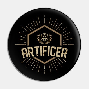 Artificer Character Class Tabletop Roleplaying RPG Gaming Addict Pin