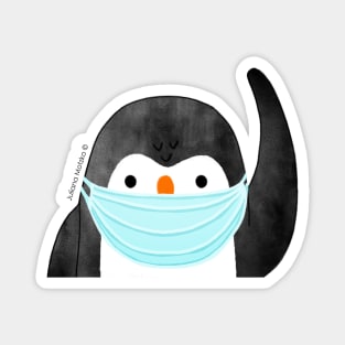 Masked Penguin Magnet