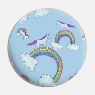 Unicorn Rainbow Run Pin