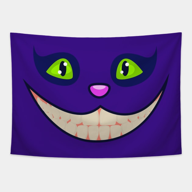 Cheshire Cat Tapestry by epiclovedesigns