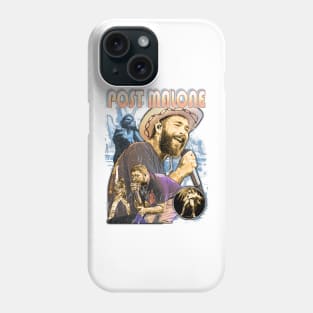 Post malone vintage bootleg graphic full color Phone Case
