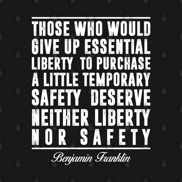 Those who would give up essential Liberty by irvtolles